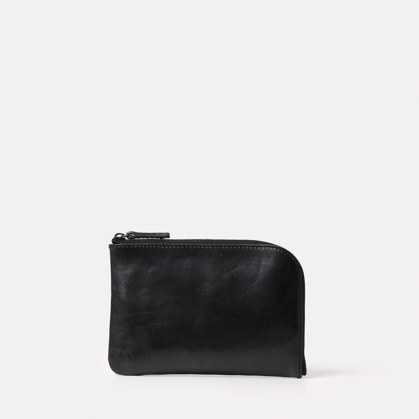 Hocker Medium Calvert Leather Purse in Black