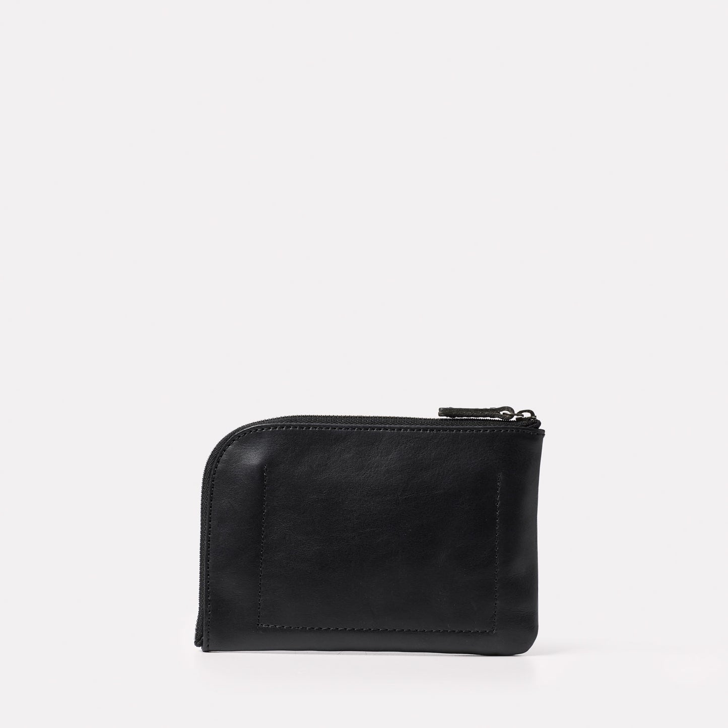 Hocker Medium Calvert Leather Purse in Black