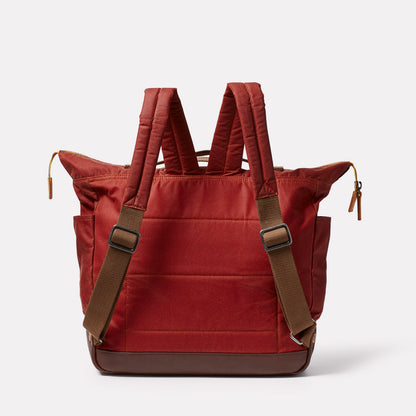 Frank Large Waxed Cotton Rucksack in Buddha