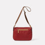 Jeremy Small Waxed Cotton Satchel in Baked Earth