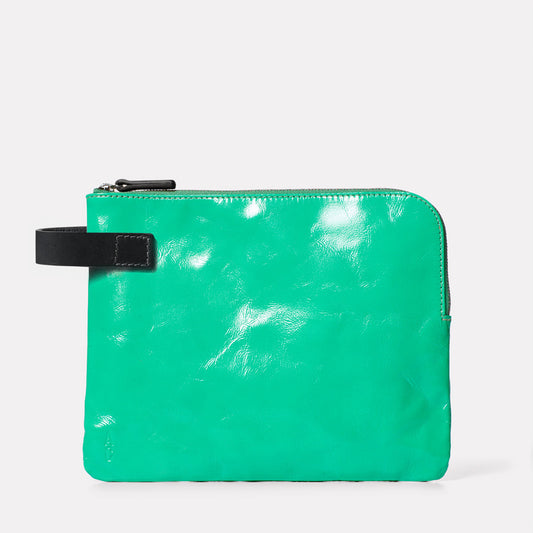 Hocker Large Leather Purse in Green