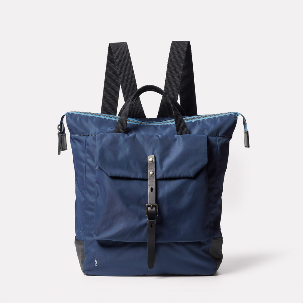 Frances Backpack in Marine Twill