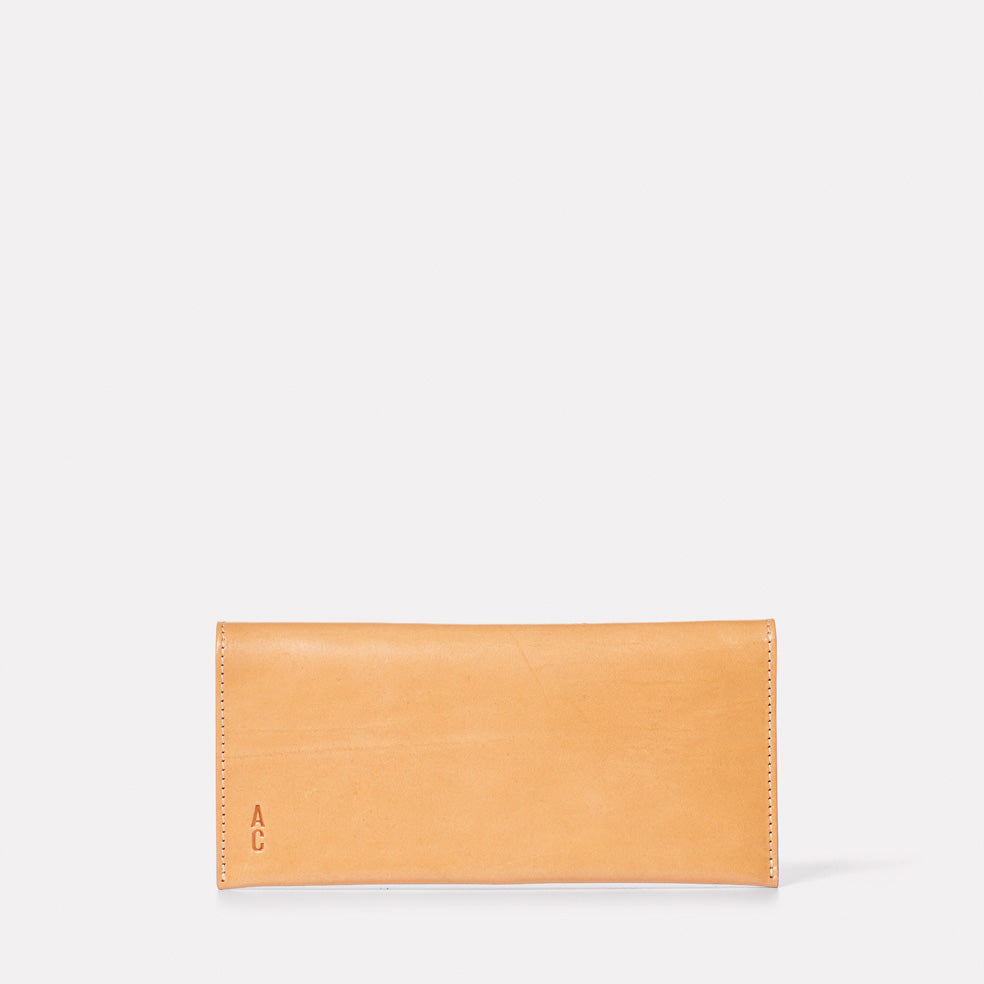 Evie Long Leather Purse in Tan-PURSE-Ally Capellino-Ally Capellino