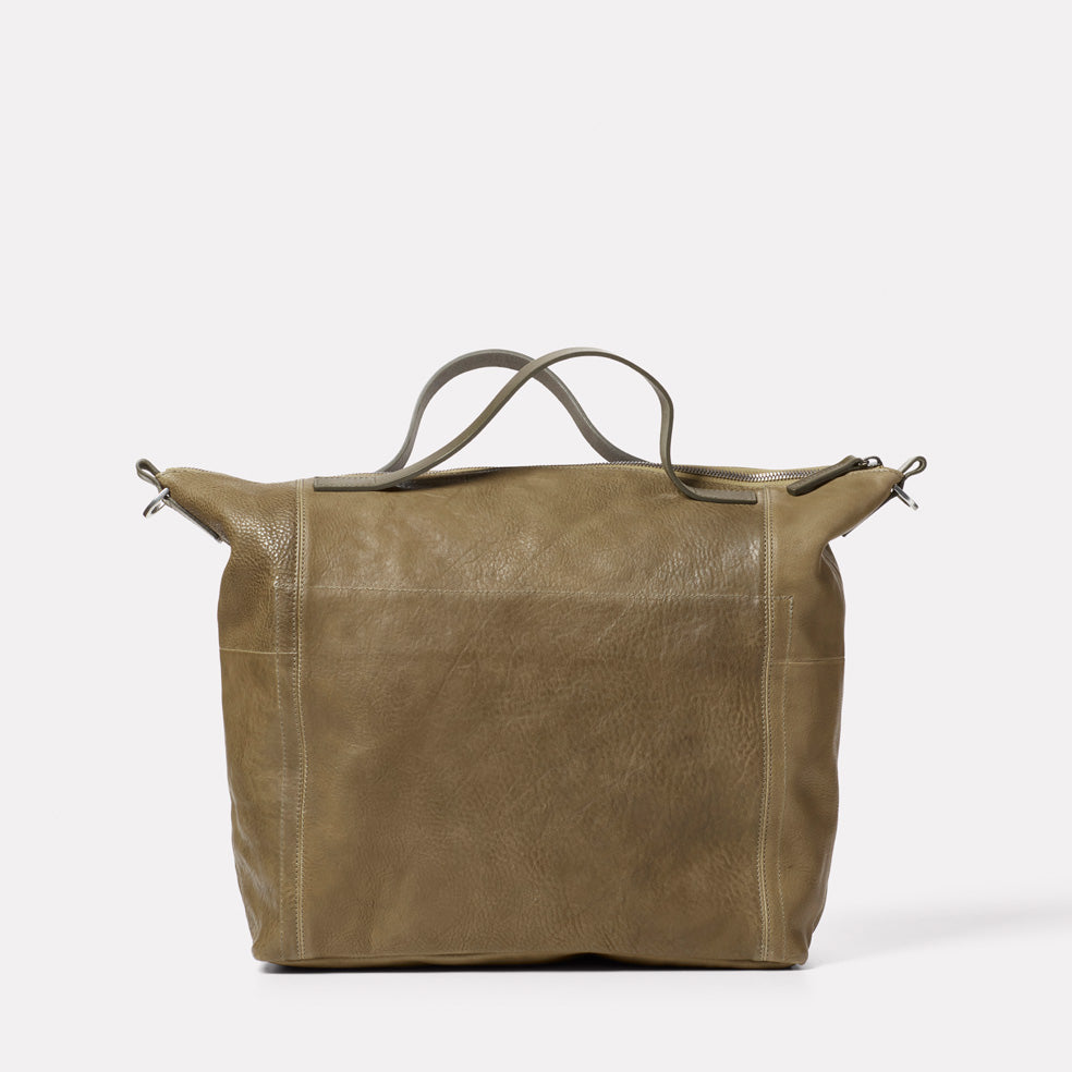 Nichol Calvert Leather Work Bag in Moss – Ally Capellino