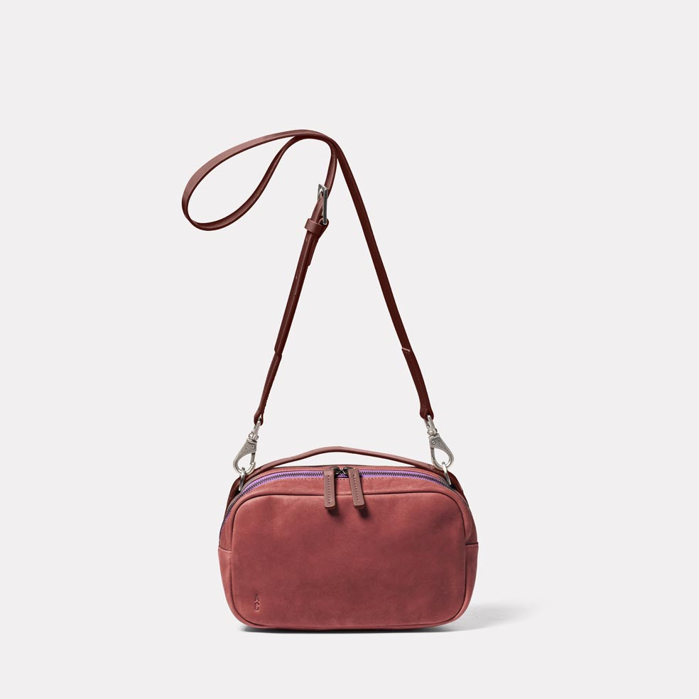 Oxblood leather hotsell crossbody bag