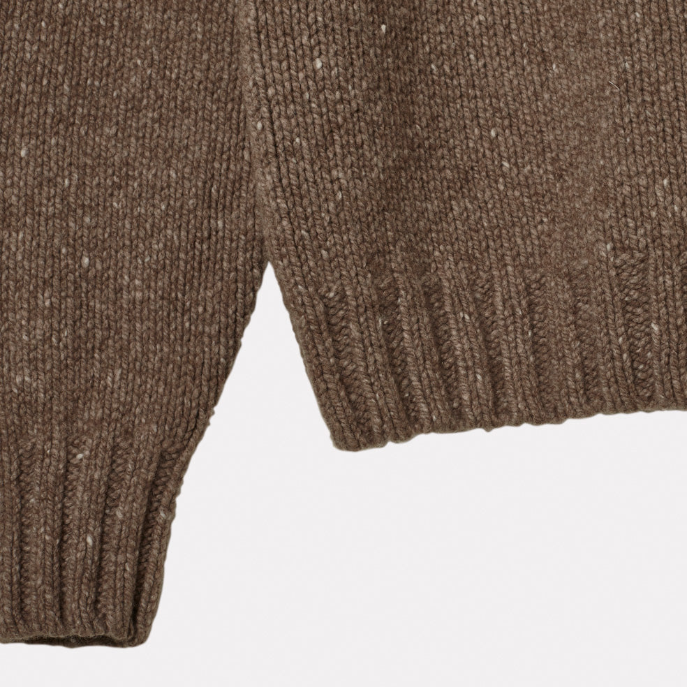 Womens Cashmere Turtleneck Jumper in Oat | Knits | Ally Capellino