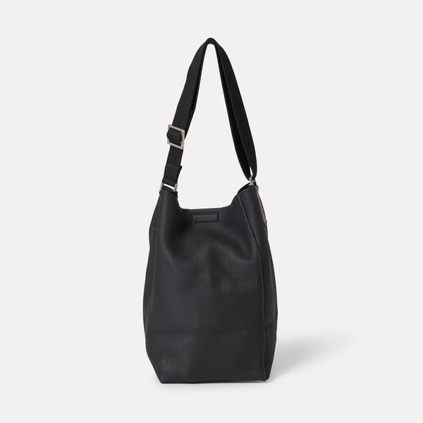 NEW Vivienne Rochelle Leather Bucket Bag in Black | Ally Capellino